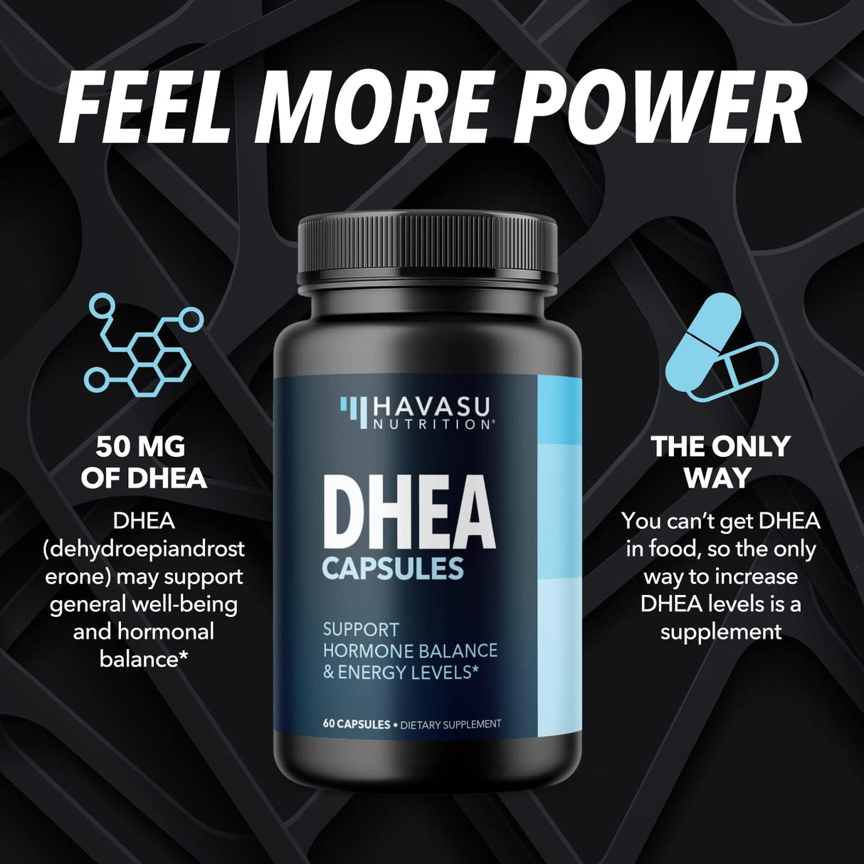 Suplemento DHEA Extra Strength  pérdida de peso saludable