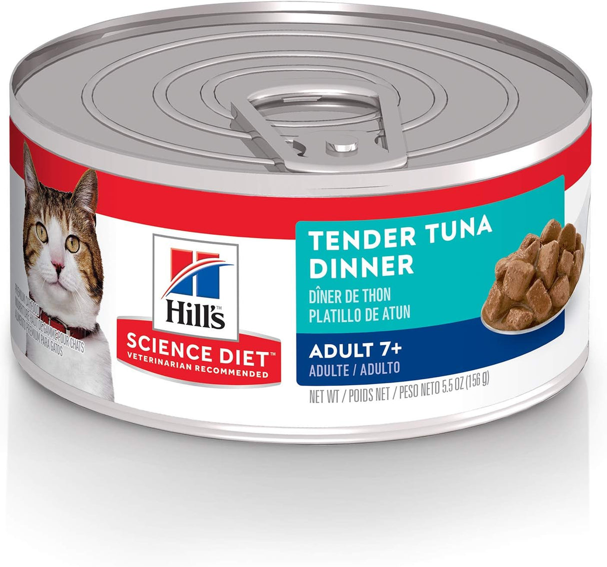 Alimento Cena de atún tierna para gatos latas paquete de 24