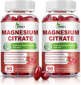Citrato de Magnesio con Vitamina D3, B6 y Arándano, 180 cápsulas