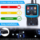 Escáner OBD2 con datos en vivo, Negro ‎W4 AMTIFO