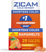 Zicam Remedio Rápido de Zinc, Citrus, 25 Pastillas
