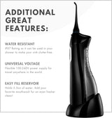 Irrigador oral de Poseidon de agua portátil e inalámbrico