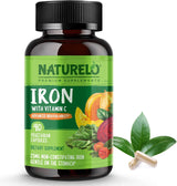 Suplementos Alimenticios de hierro vegano con vitamina C