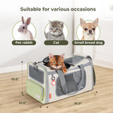 Transportín Pawaii para gatos, suave, plegable y cómodo.