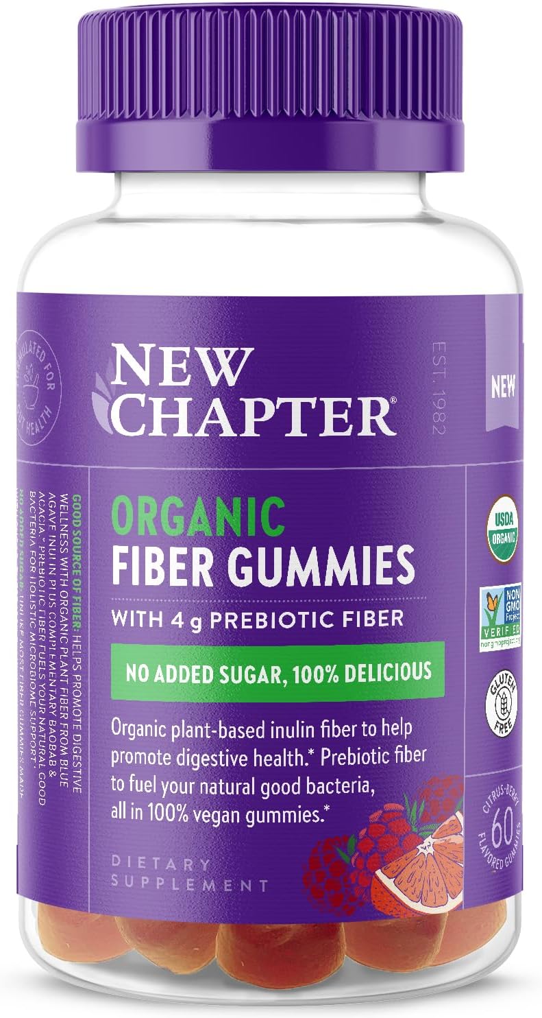 Suplementos de fibra orgánica para adultos New Chapter