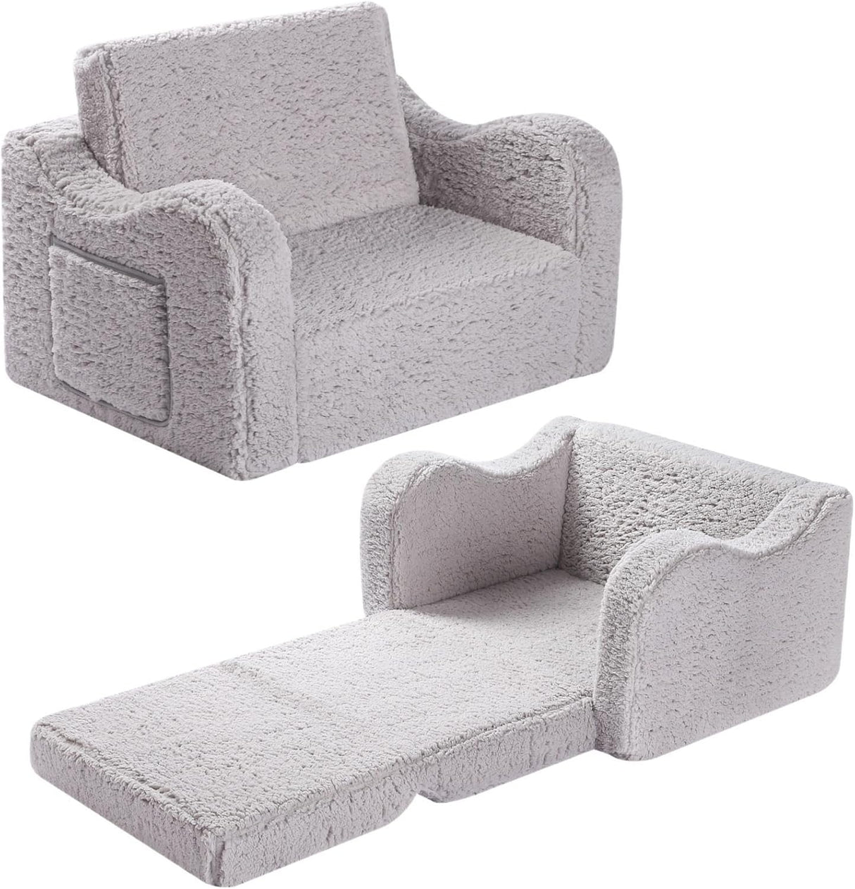 Silla infantil convertible en un 2 en 1 para niños pequeños