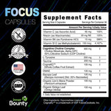Suplemento Nootrópico Focus 14-en-1 con Lions Mane y Alpha GPC