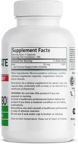 Suplemento Bisglicinato de hierro 25 mg  apoya la energía
