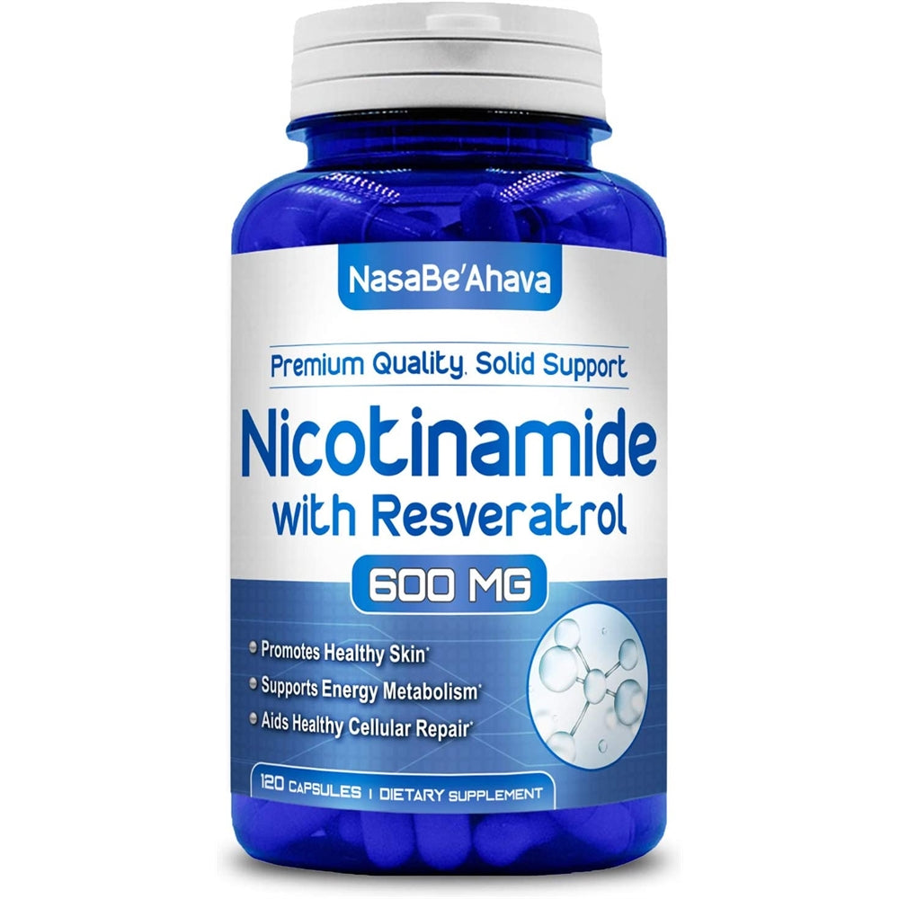 Suplemento Nicotinamida con Resveratrol  120 cápsulas