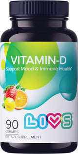 Suplemento Gomitas  Vitamina D3 para mujeres 90 unidades