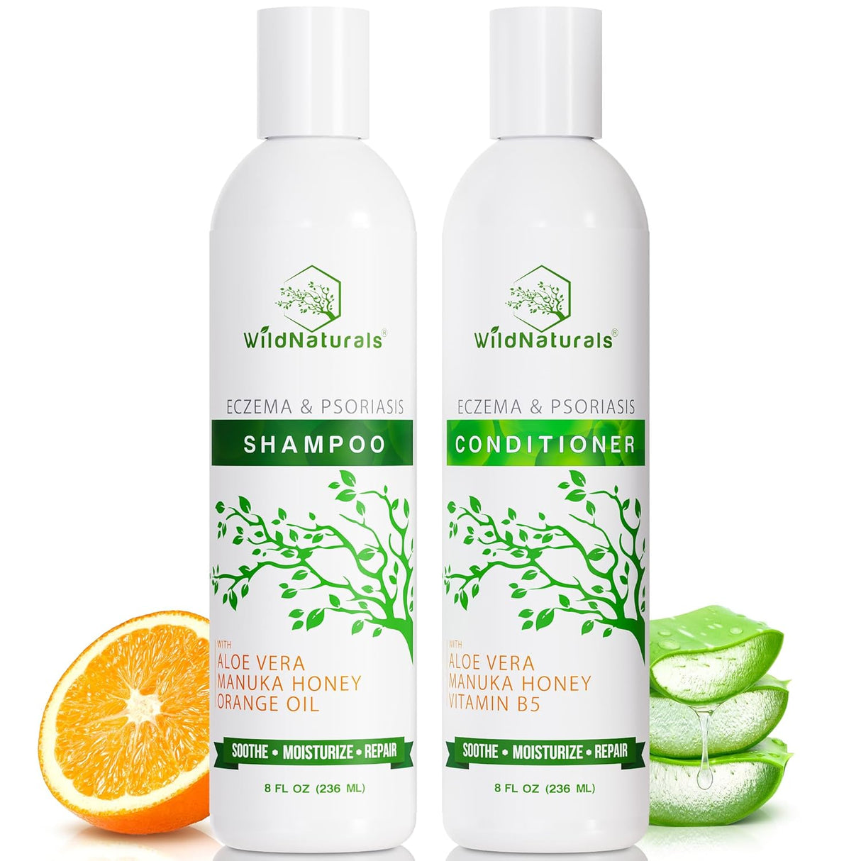 Eczema Psoriasis Set para hombres y mujeres Champú anticaspa