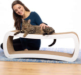 Rascador para gatos gigante blanco