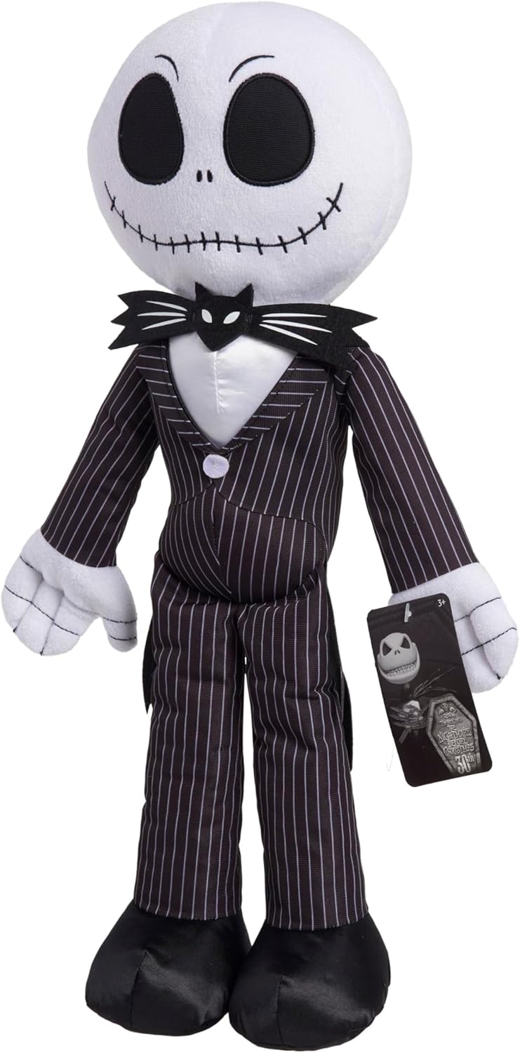 Peluche grande Jack Skellington, Just Play, 19.5 pulgadas, niños