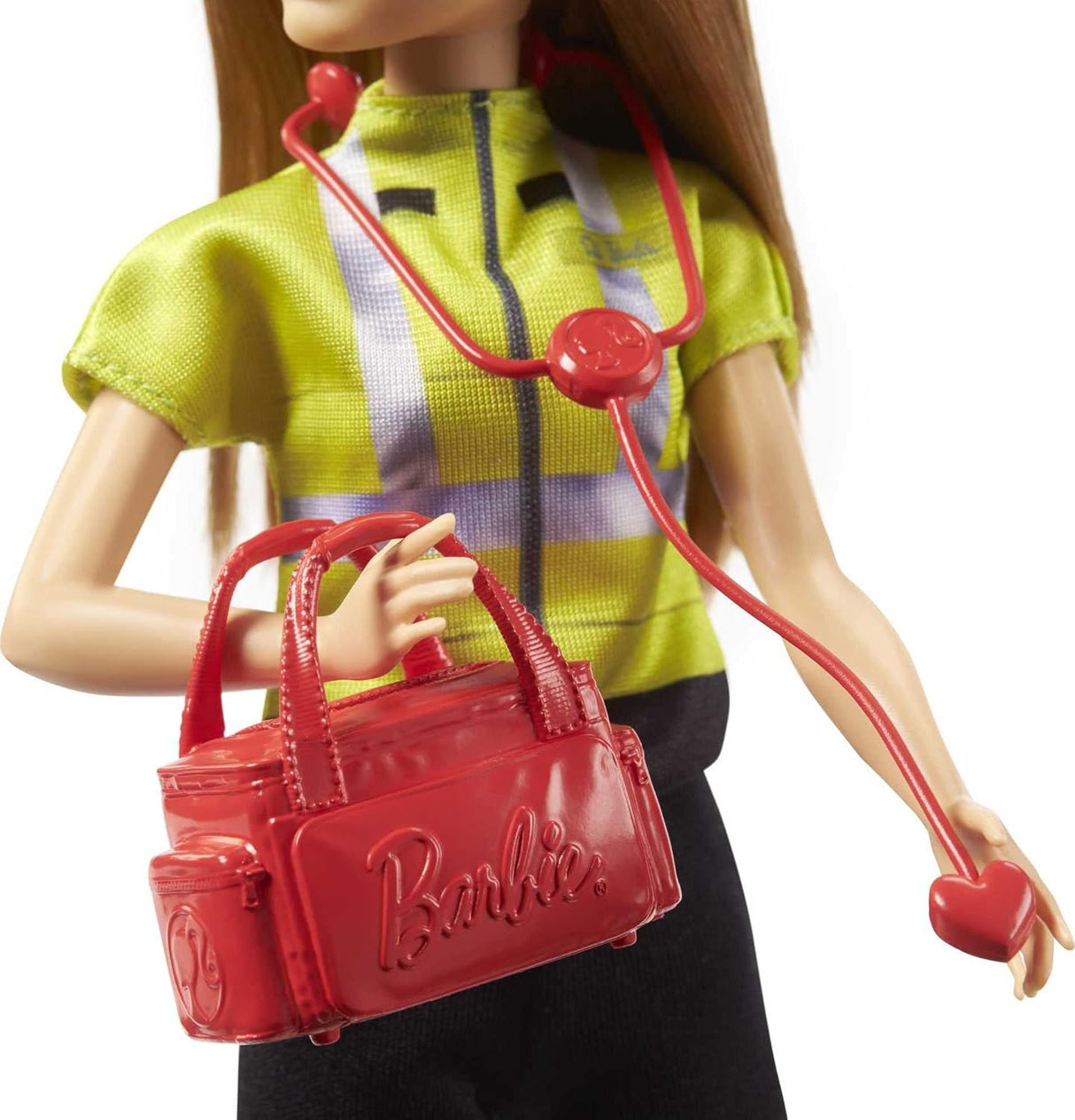 Muñeca Barbie Paramedico con uniforme y accesorios, tipo petite