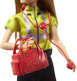 Muñeca Barbie Paramedico con uniforme y accesorios, tipo petite