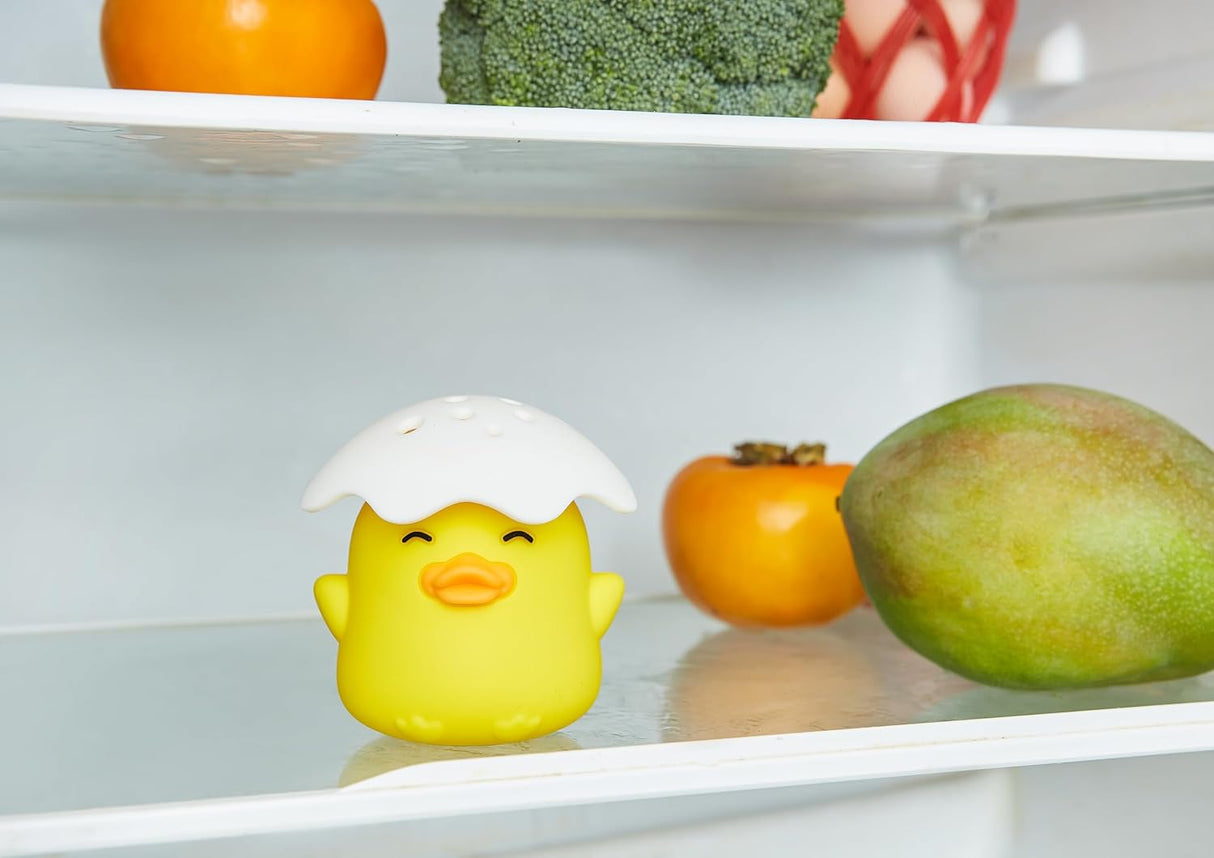 Soporte desodorante de refrigerador, absorbe olores, modelo pato
