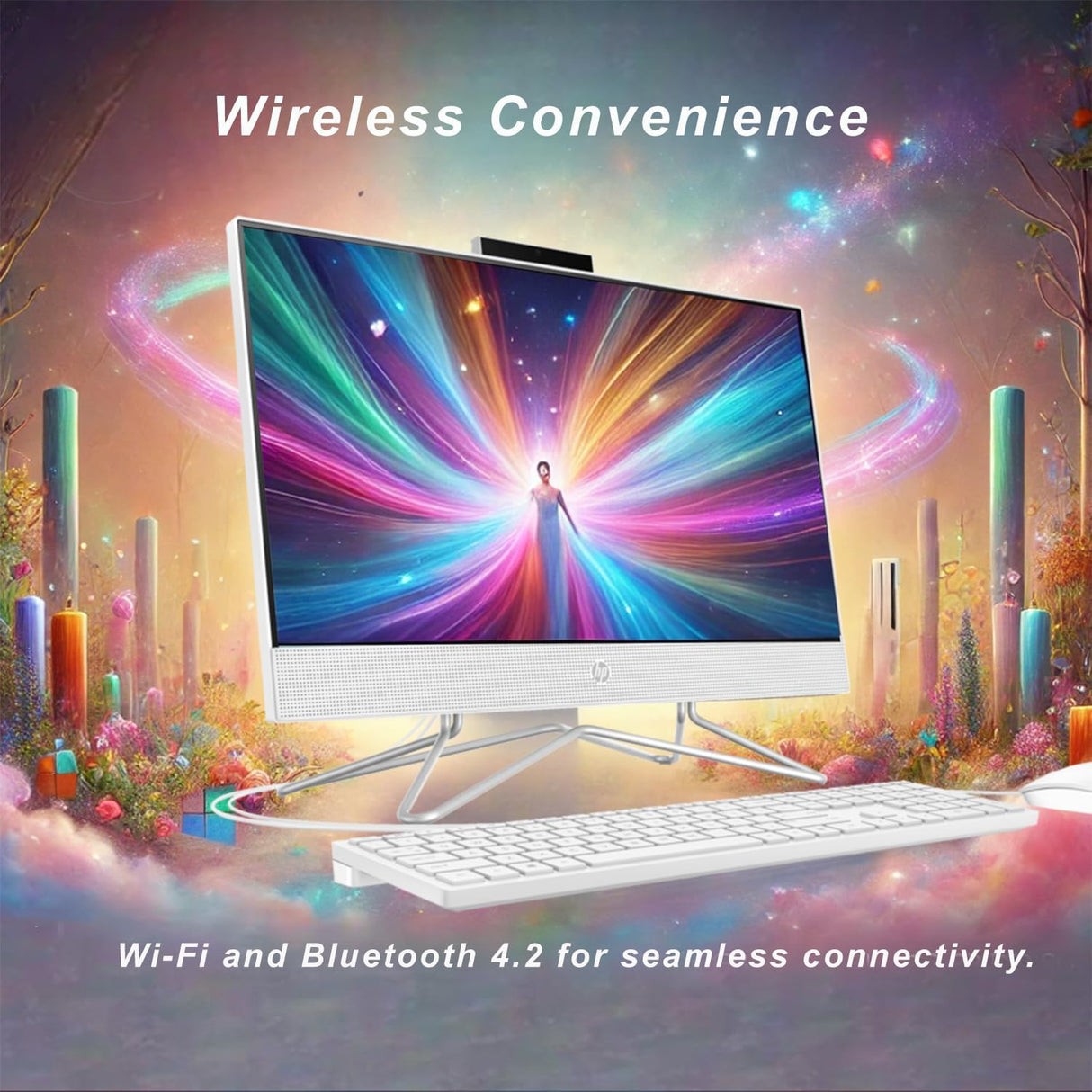 Computadora Todo-en-Uno HP, 21.5 FHD, 16GB RAM, 512GB SSD