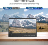 TV 15.6 FHD IPS 1080P con Antena y Tuner Digital ATSC