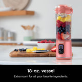 Batidora Portátil Ninja, 18oz, USB-C, A Prueba de Fugas, BC151RY