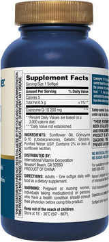 Natura's Wonder CoQ10 200mg Suplemento 120 Softgels