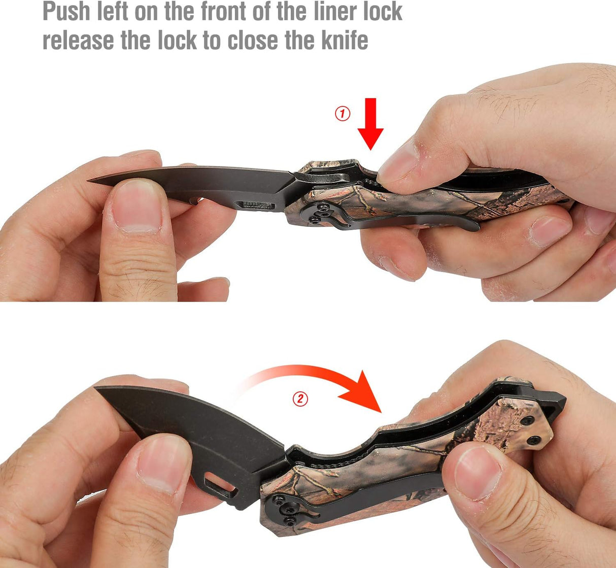 Cuchillo de Bolsillo Plegable con Abridor y Rompevidrios