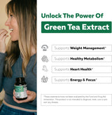 SoActive Extracto de Té Verde - Mejor Absorción y Efectividad - 60 Cápsulas