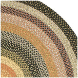 Alfombra redonda tejida reversible 9' modelo BRD308A