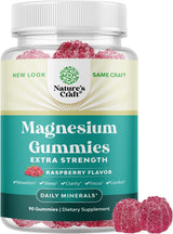 Suplemento Gomitas de magnesio extra fuertes para adultos