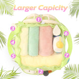 Portable Mesh Shower Caddy with Drawstring for Dorm & Travel