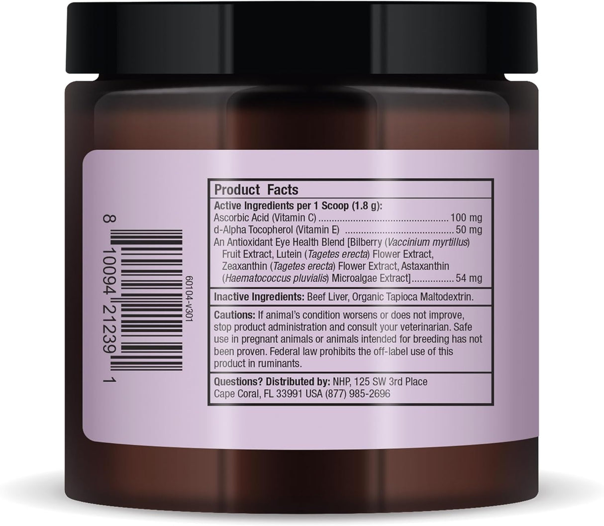 Suplemento ocular Dr. Mercola para gatos y perros 180 g