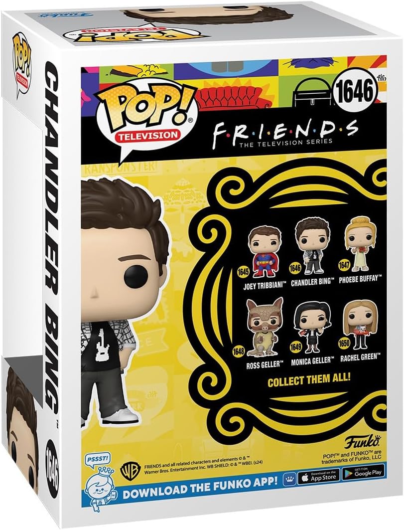 Funko POP: Friends - Chandler Bing (Universitario) - Figura Coleccionable
