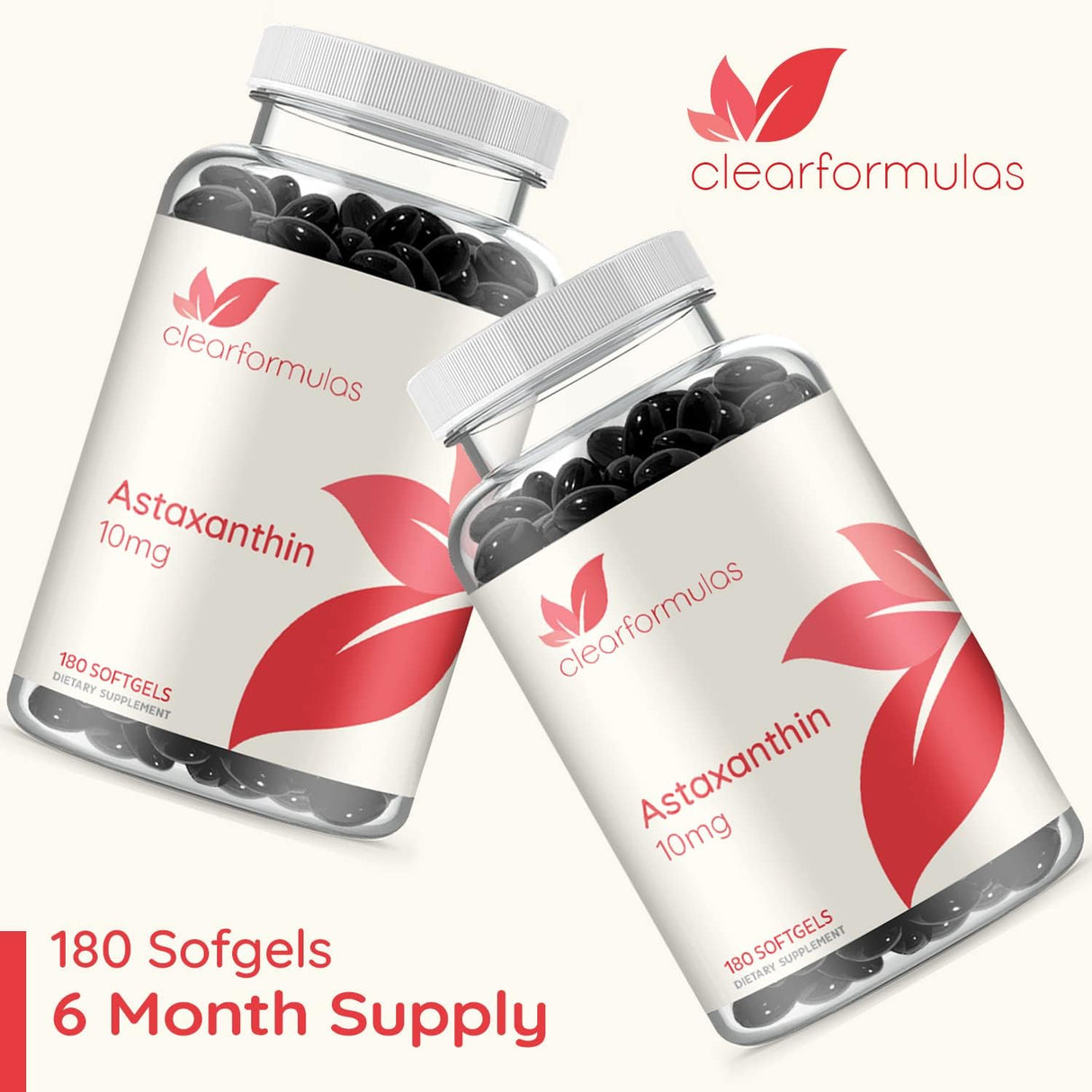 Suplementos Astaxantina 10mg 180 cápsulas blandas Max