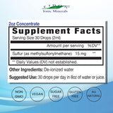 Suplemento Ionic Minerals Concentrado líquido de azufre 2 oz