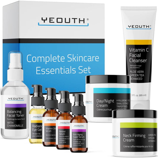 kit de cuidado facial con ácido hialurónico Yeouth