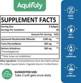Liposomal Nicotinamide Riboside Supplement with TMG and Pterostilbene