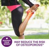 Tabletas de suplemento de calcio y vitamina D salud ósea