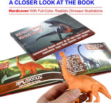 Conjunto de Dinosaurios DinoMax con Libro, 15 Piezas, T-Rex