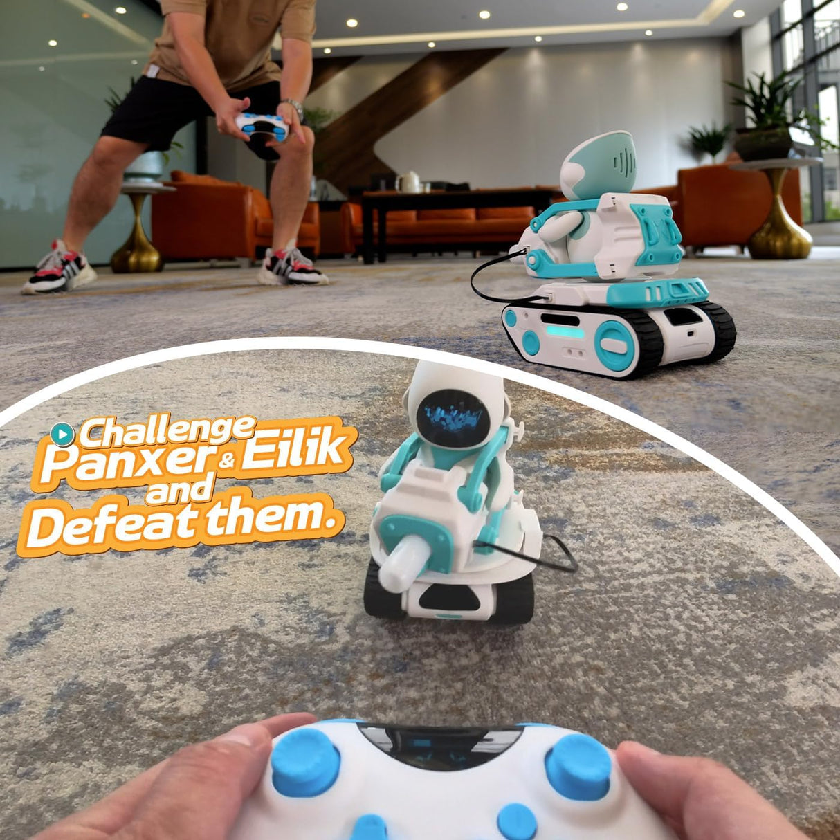 Robot Eilik Tanque de Batalla RC Panxer, Control Remoto
