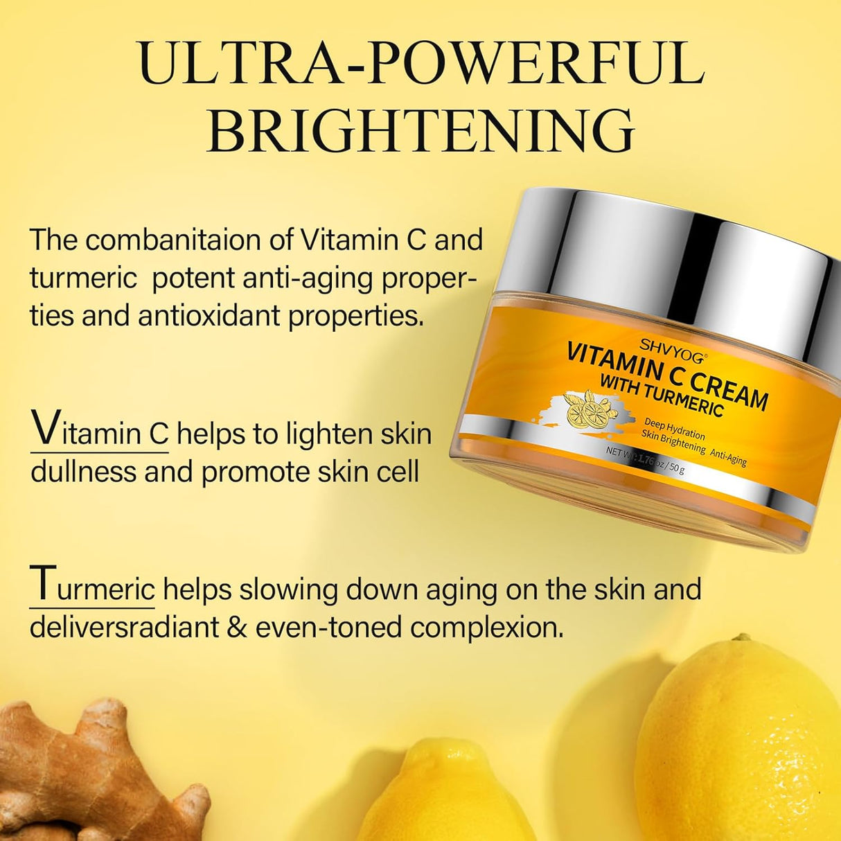 Hidratante facial con vitamina C SHVYOG
