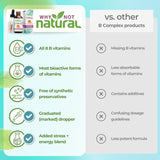 ¿Vitaminas B Líquido Natural para Mujeres - Marca X, Energía