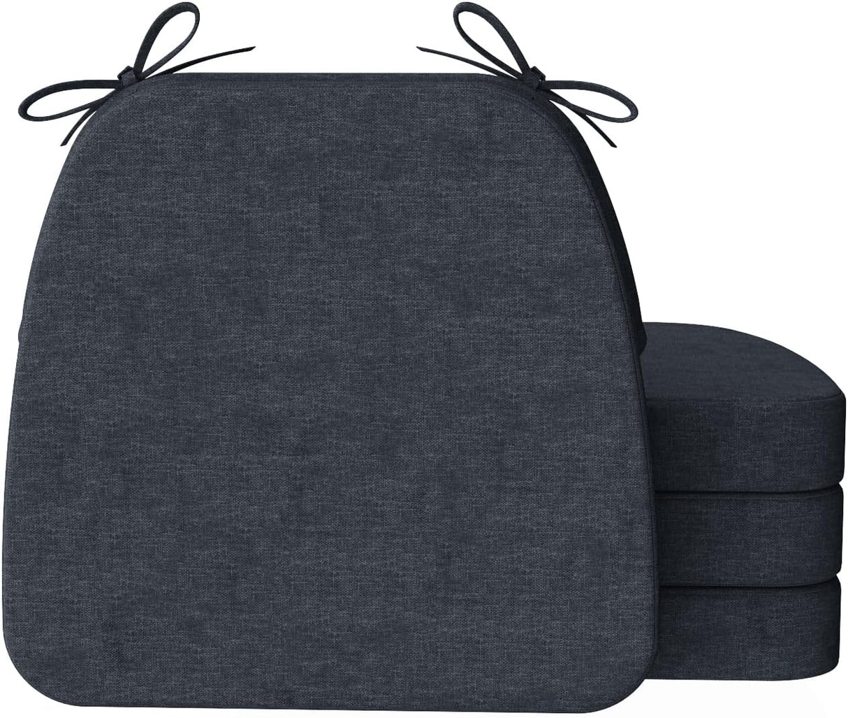 Cojines D-Shaped para Sillas, AAAAAcessories, 4 Pack, 17x16