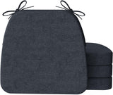 Cojines D-Shaped para Sillas, AAAAAcessories, 4 Pack, 17x16
