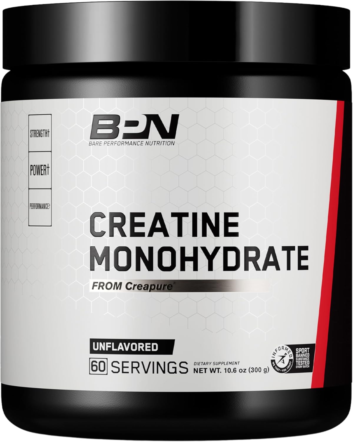 Creatina Monohidratada BPN, Efectiva y Segura, 60 Porciones