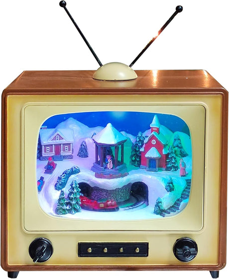 Televisor Retro MOMENTS IN TIME 6 con Música y Luz LED