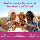 Probióticos para Mujeres con Vitamina C y Arándano, 18 Cepas