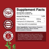 Suplemento Arroz de levadura roja con CoQ10 1200 mg 120u