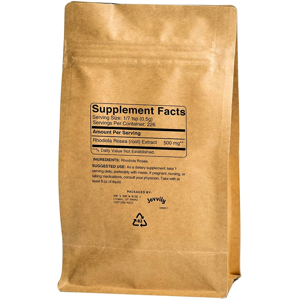 Suplemento natural Rhodiola Rosea - 4 onzas  Raíz dorada