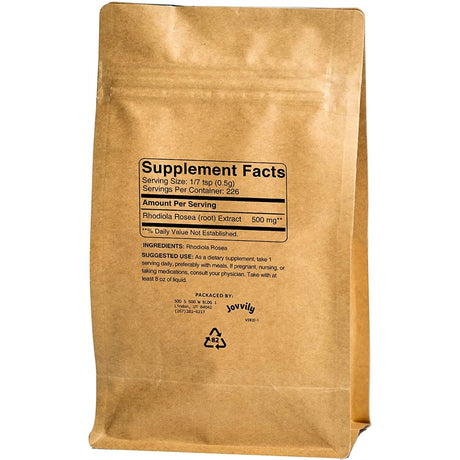 Suplemento natural Rhodiola Rosea - 4 onzas  Raíz dorada