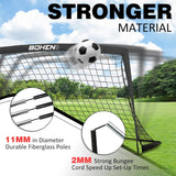 Porteria de futbol portatil y plegable, incluye red