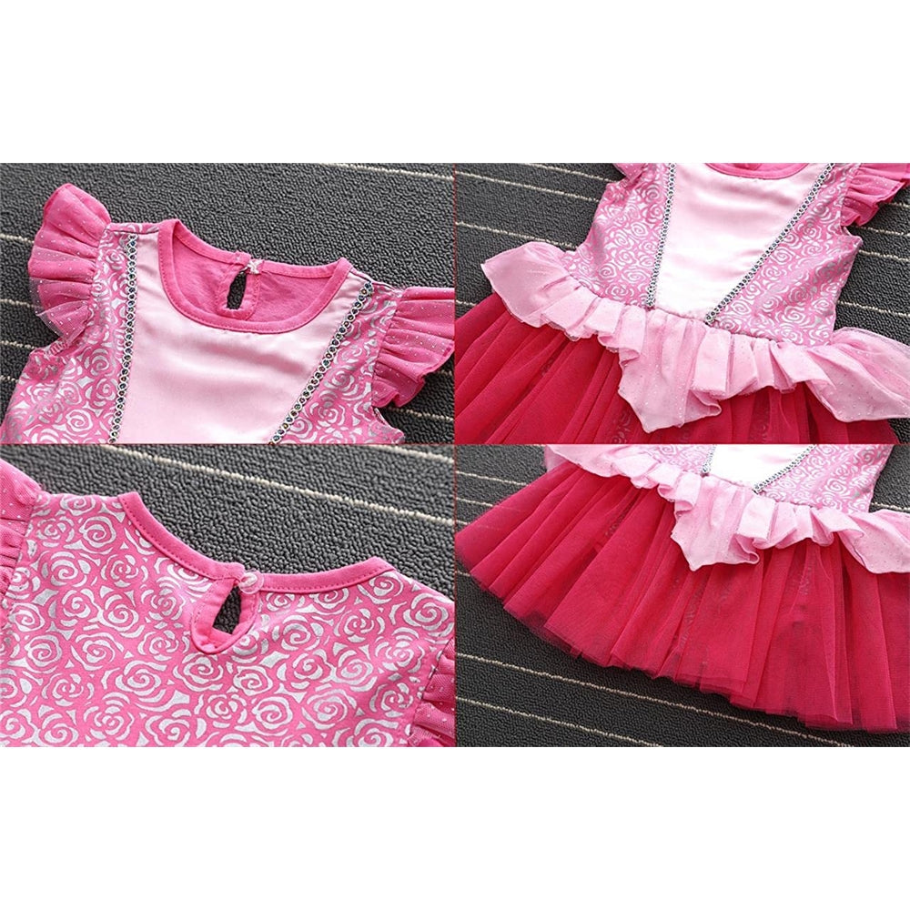 disfraz para bebé con diseño de princesa rosado 0 - 3 meses